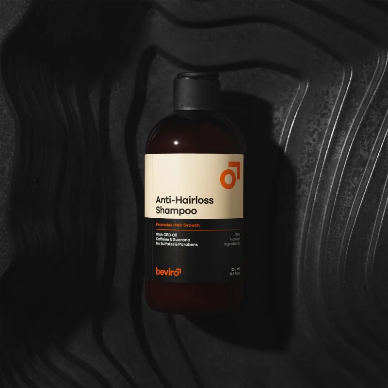 Beviro Anti-Hairloss Shampoo šampon proti izpadanju las za moške 250 ml