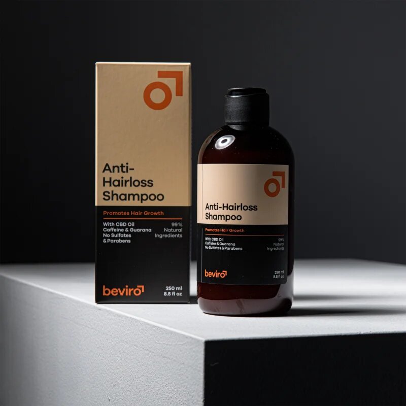Beviro Anti-Hairloss Shampoo šampon proti izpadanju las za moške 250 ml