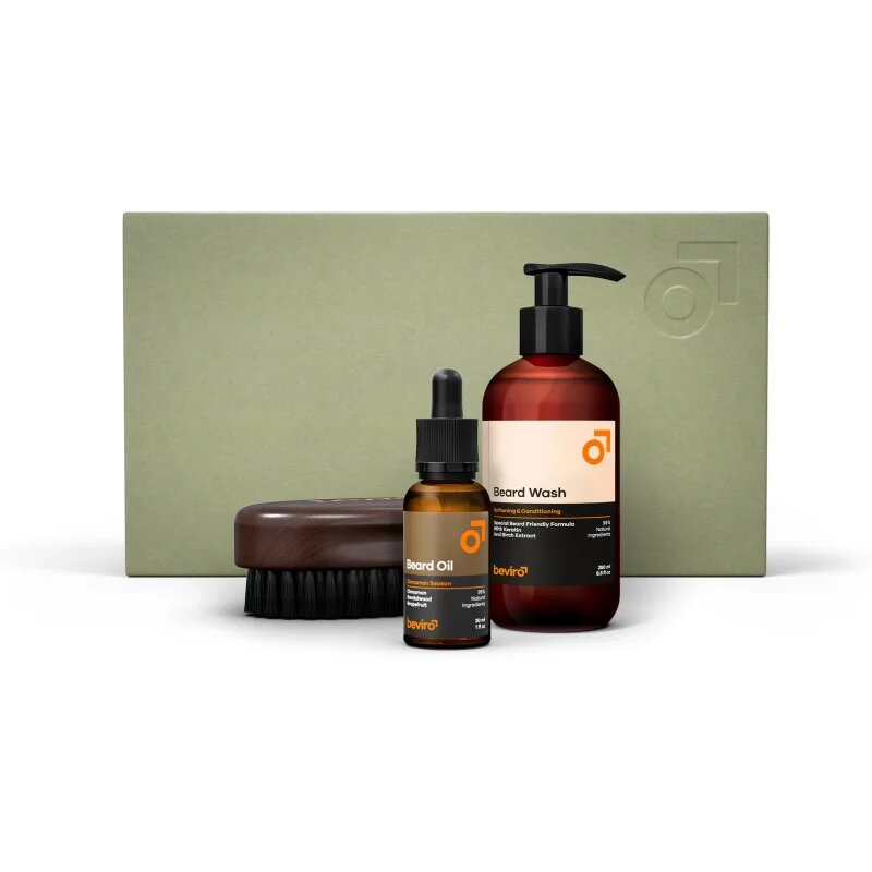 Beviro Cinnamon Season Beard Care Kit darilni set za brado