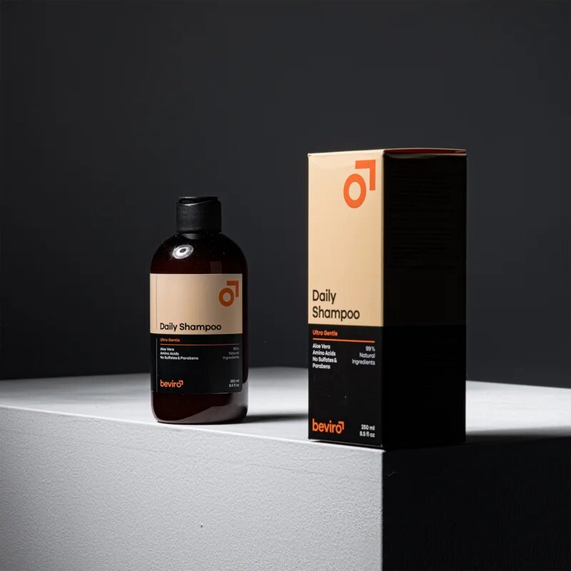 Beviro Daily Shampoo Ultra Gentle šampon za moške z aloe vero Ultra Gentle 250 ml