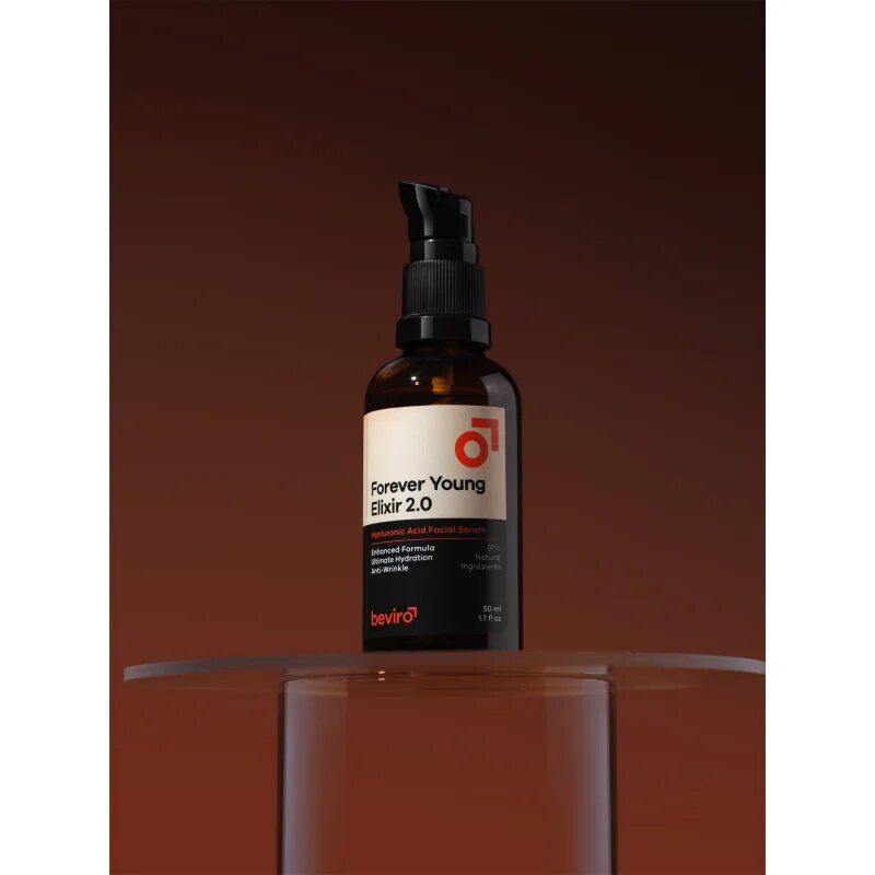Beviro Forever Young Elixir serum proti gubam s hialuronsko kislino 50 ml