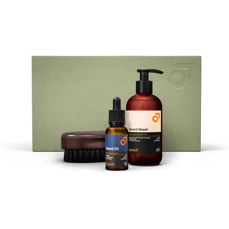 Beviro Honkatonk Vanilla Beard Care Kit darilni set za brado