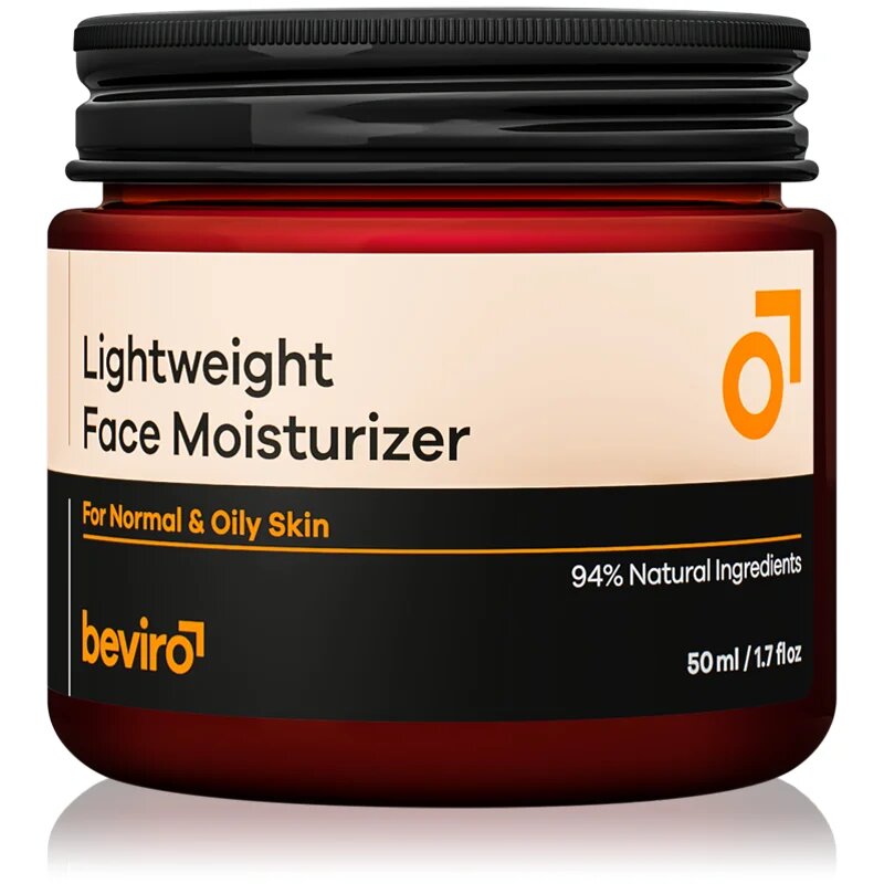 Beviro Lightweight Face Moisturizer vlažilna krema za moške 50 ml