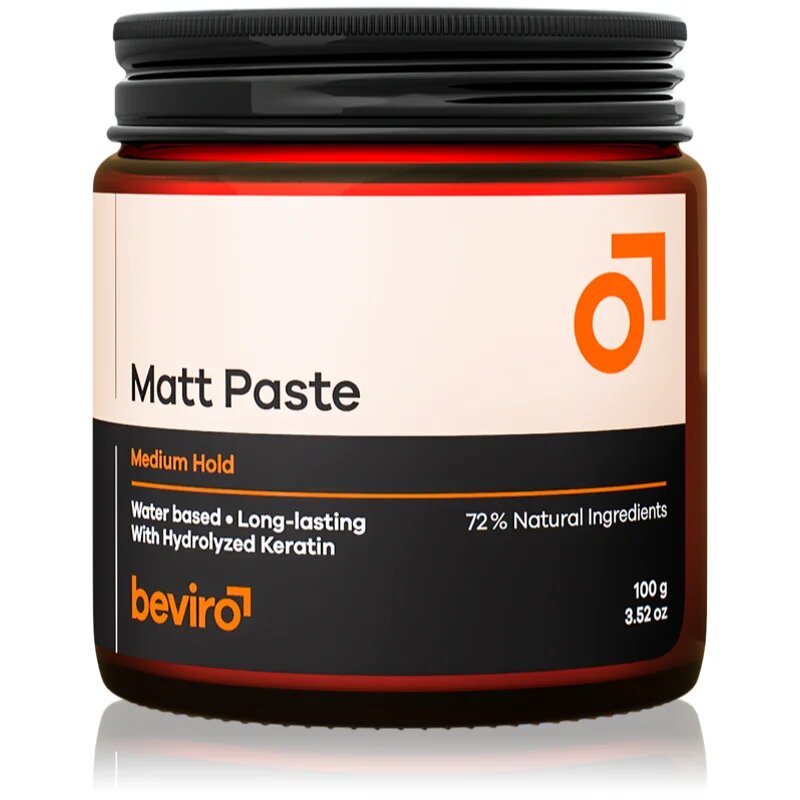 Beviro Matt Paste Medium Hold pasta za lase Matt 100 ml