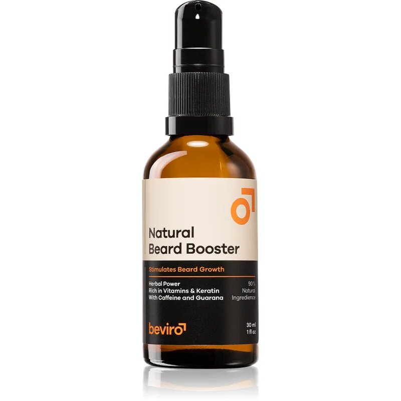 Beviro Natural Beard Booster nega za spodbujanje rasti brade 30 ml