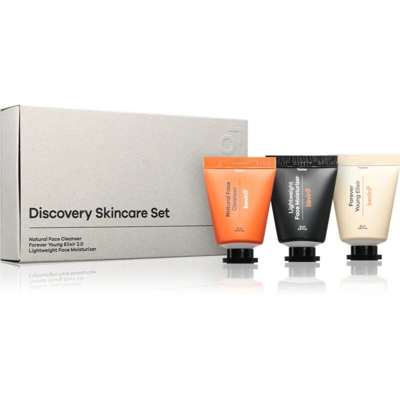 Beviro Skincare Discovery Set set za popolno polt za moške