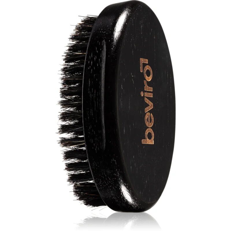 Beviro Wood Beard Brush krtača za brado (s ščetinami divjega prašiča)