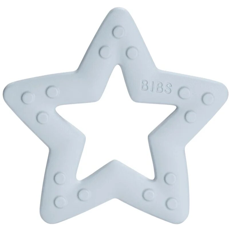 BIBS Baby Bitie Star grizalo Baby Blue 1 kos