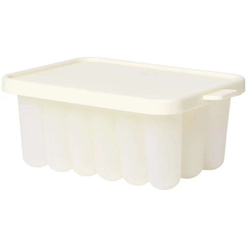 BIBS Baby Food Freezer Tray silikonski kalup odporen proti zmrzali Ivory 12 x 85 x 53 cm 150 ml