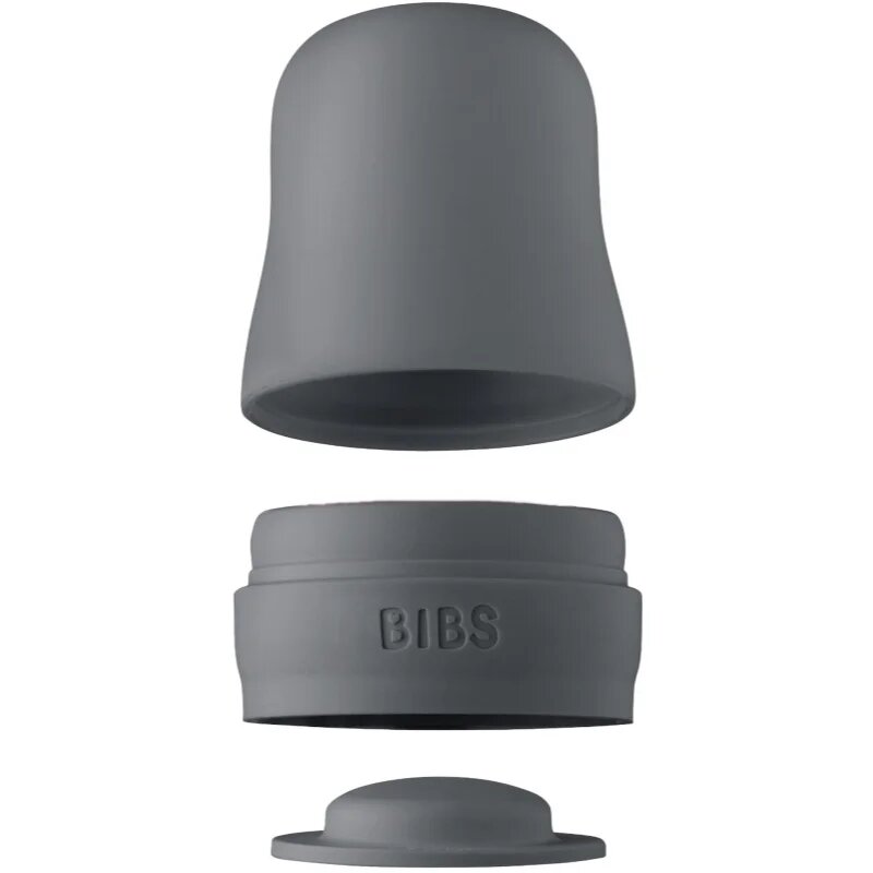 BIBS Baby Glass Bottle Cap zamašek z navojem za steklenico Iron 1 kos