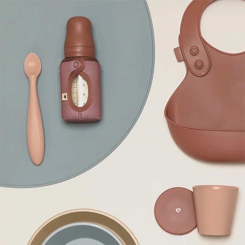 BIBS Bottle Cover Small embalaža za steklenico Blush 1 kos