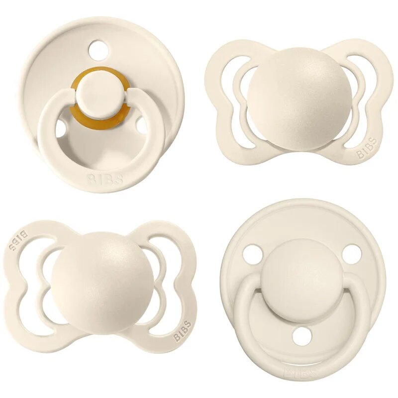 BIBS Try-It Size 1: 0+ months set za otroke od rojstva Ivory