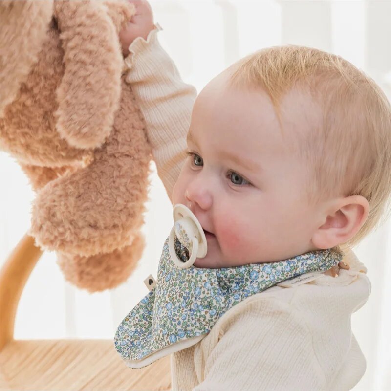 BIBS x Liberty De Lux One Size duda Ivory/ Baby Blue 2 kos