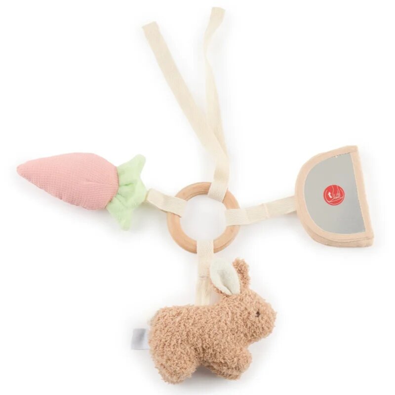 Bieco Activity Toy Bunny Fine kontrastna viseča igrača 1 kos