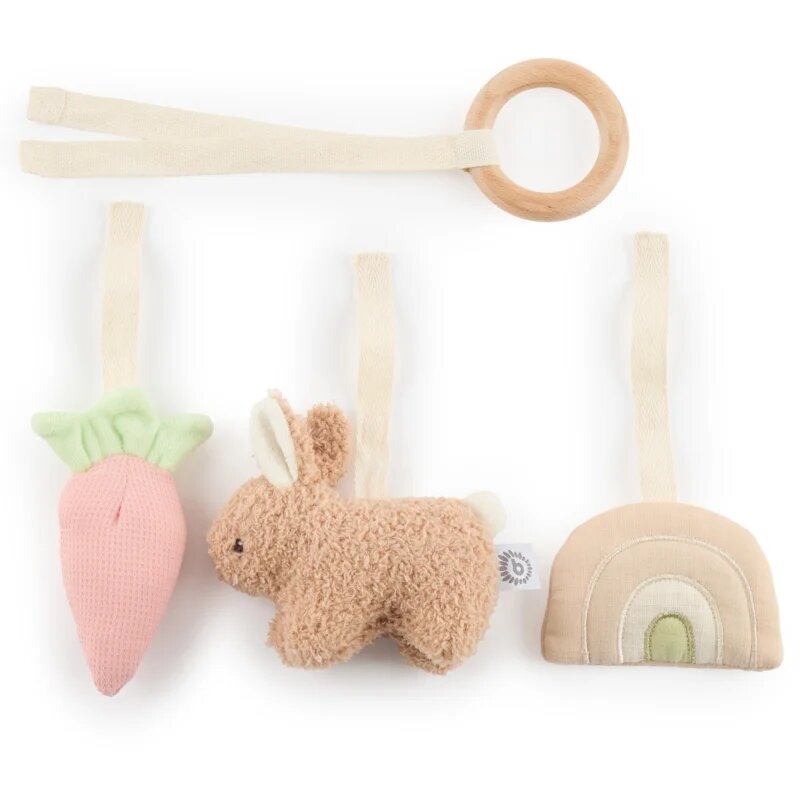 Bieco Activity Toy Bunny Fine kontrastna viseča igrača 1 kos