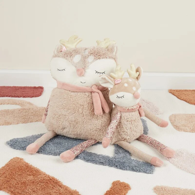 Bieco Cuddly Pillow Fawn Ella plišasta blazinica 9 m+ 1 kos