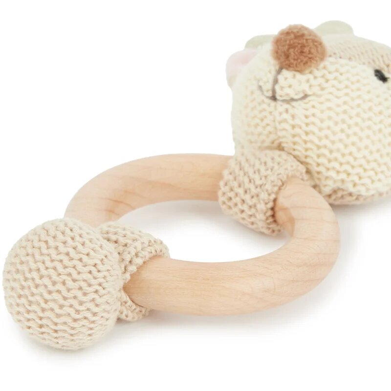 Bieco Grasping Toy with Rattle Fawn igrača z ropotuljico 0 m+ 1 kos