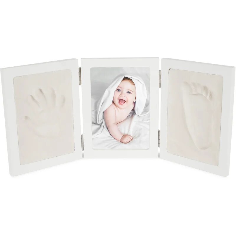Bieco Impression Set with Picture Frame set za odtis dojenčkovih dlani in stopal 44 x 19 x 1 cm