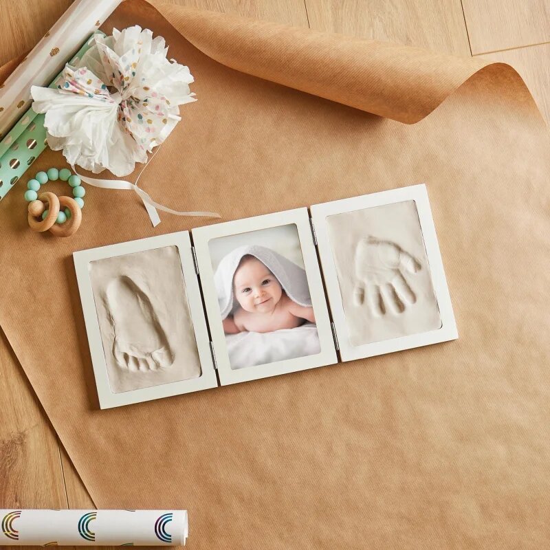 Bieco Impression Set with Picture Frame set za odtis dojenčkovih dlani in stopal 44 x 19 x 1 cm