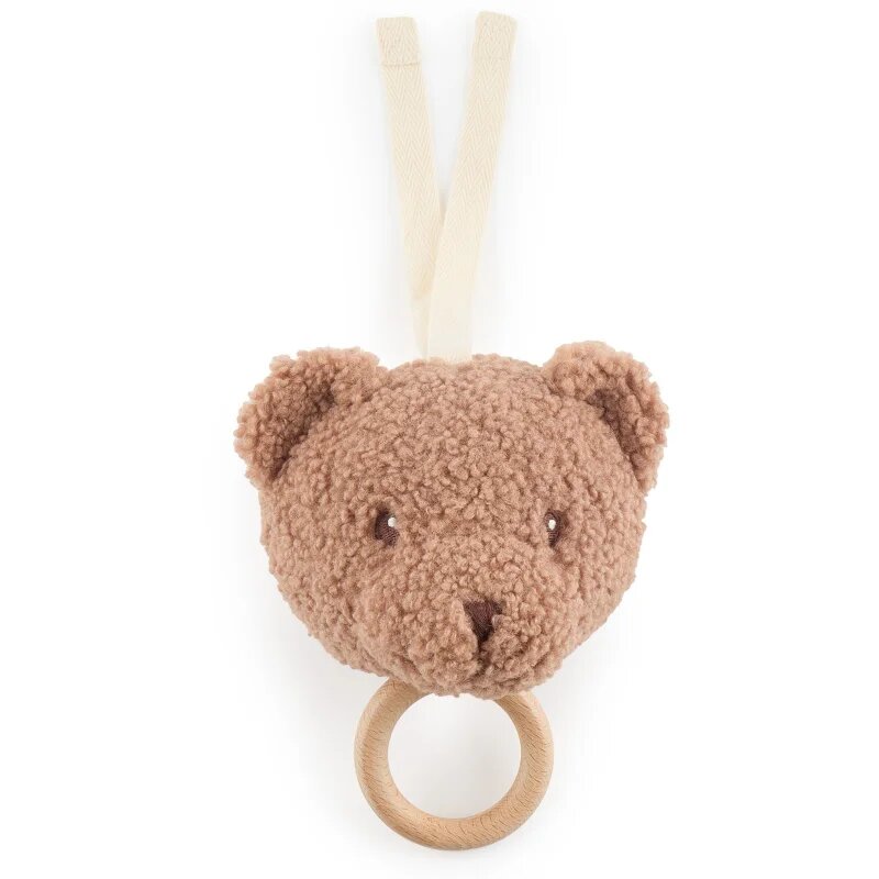 Bieco Musical Toy Bear Mika kontrastna viseča igrača z melodijo 1 kos