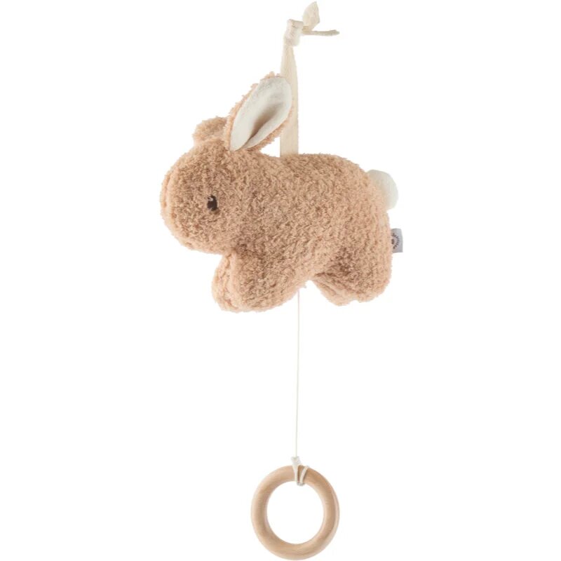 Bieco Musical Toy Bunny Fine kontrastna viseča igrača z melodijo 1 kos