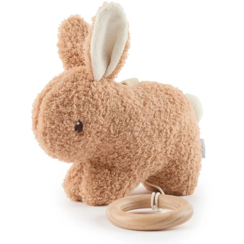 Bieco Musical Toy Bunny Fine kontrastna viseča igrača z melodijo 1 kos