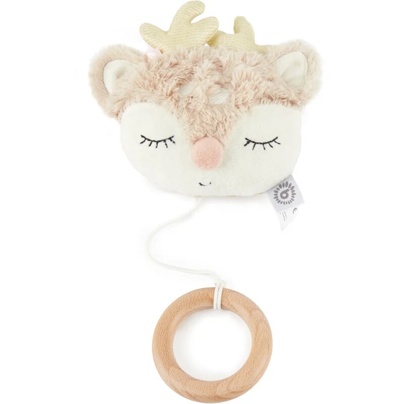 Bieco Musical Toy Fawn Ella kontrastna viseča igrača z melodijo 0 m+ 1 kos