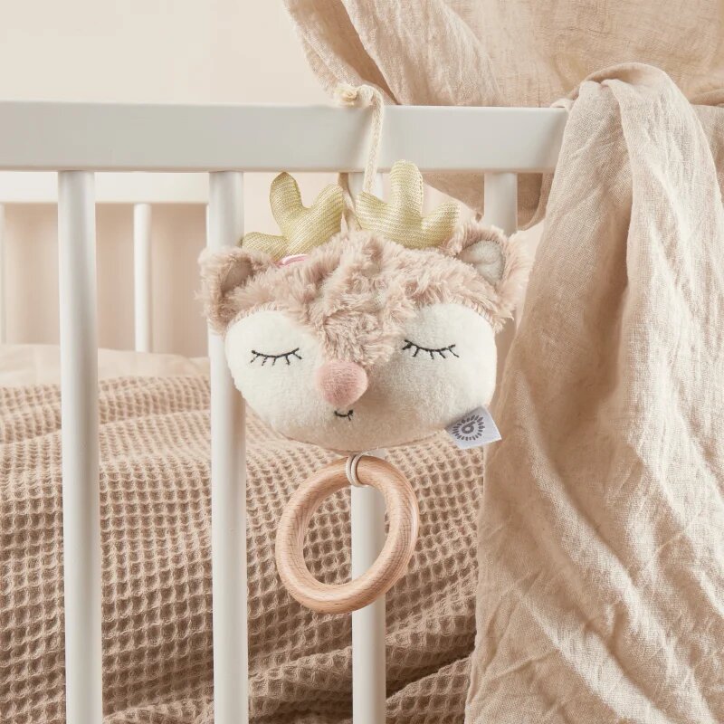 Bieco Musical Toy Fawn Ella kontrastna viseča igrača z melodijo 0 m+ 1 kos