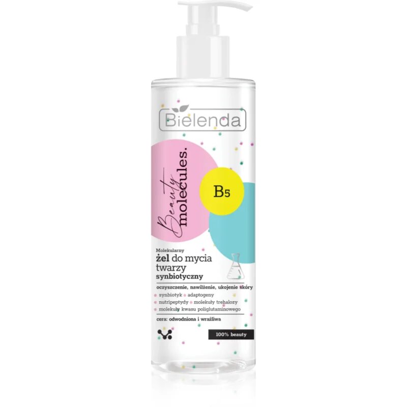 Bielenda Beauty Molecules čistilni gel za obraz za problematično kožo 195 g