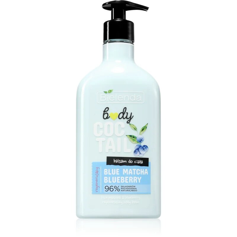 Bielenda Body Coctail Blue Matcha + Blueberry regeneracijski losjon za telo za prehrano in hidracijo 400 ml