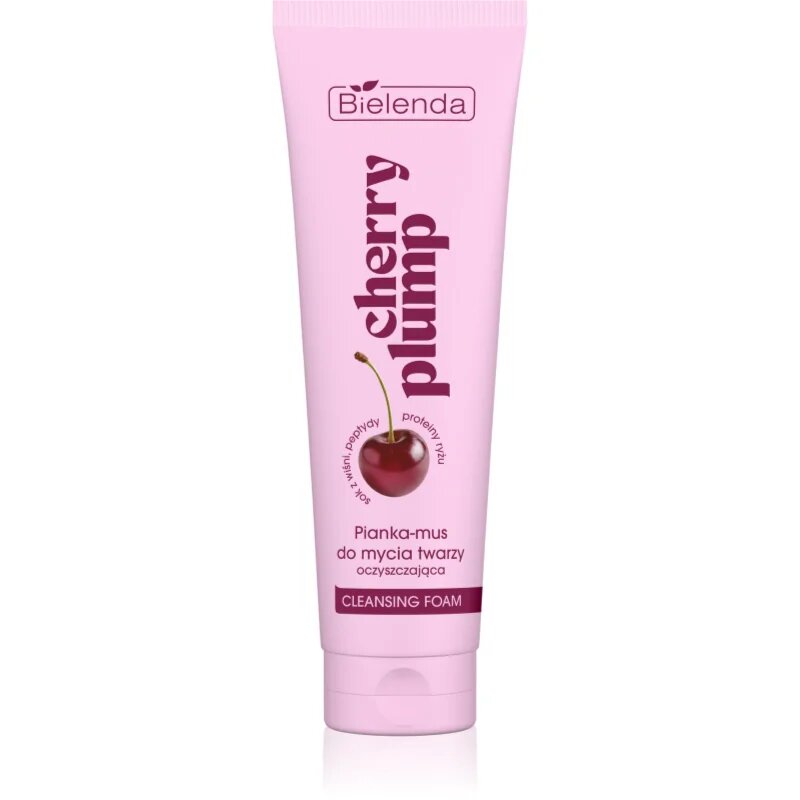 Bielenda Cherry Plump čistilna pena za odstranjevanje ličil 130 g