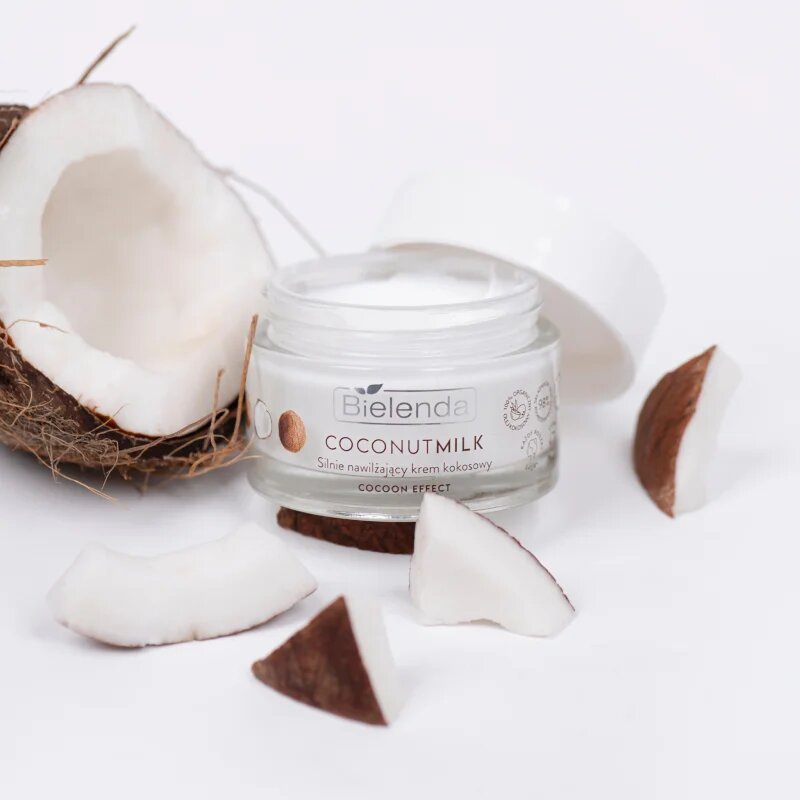 Bielenda Coconut Milk vlažilna krema za obraz s kokosom 50 ml