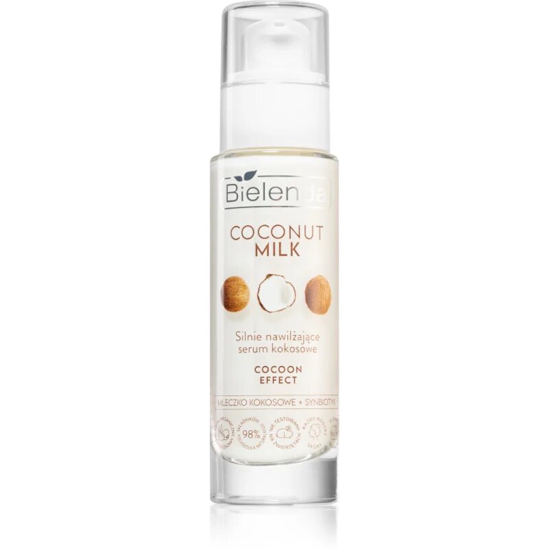 Bielenda Coconut Milk vlažilni serum s kokosom 30 ml
