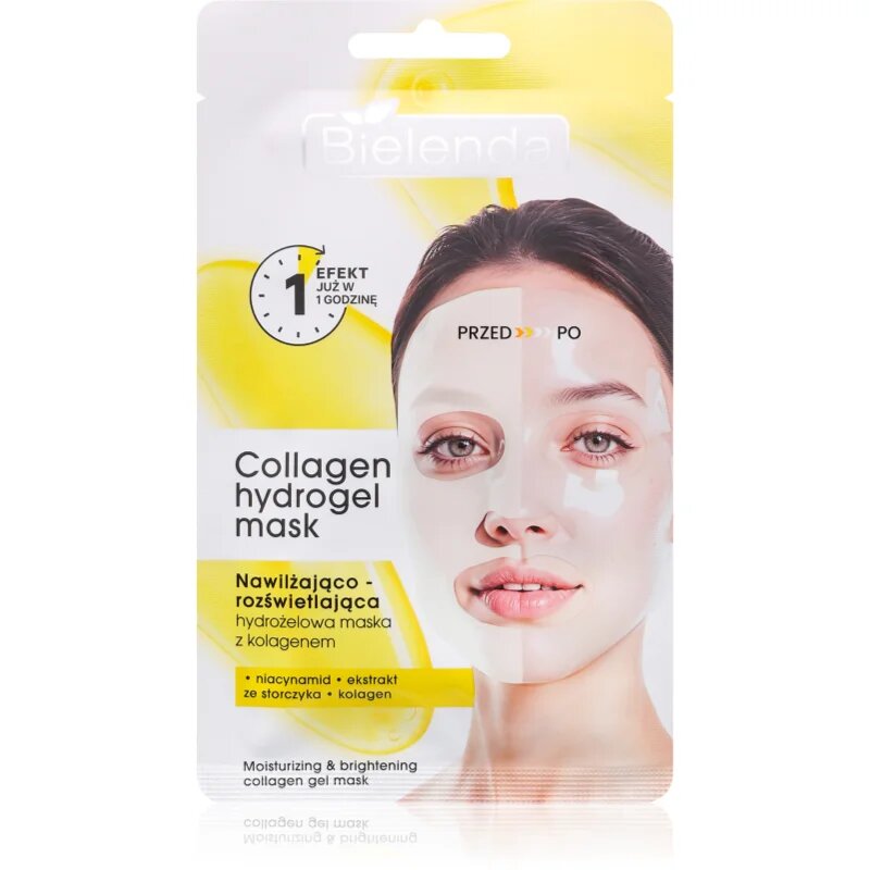 Bielenda Collagen Hydrogel Mask hidrogelna maska s kolagenom 1 kos