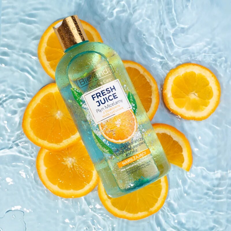 Bielenda Fresh Juice Orange vlažilna micelarna voda 500 ml