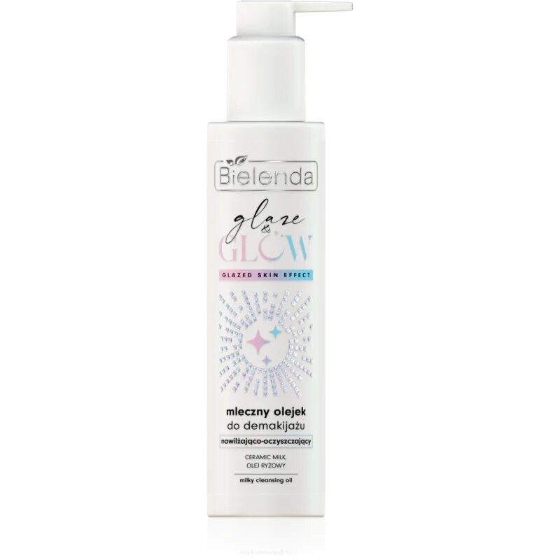 Bielenda GLAZE & GLOW čistilno olje za odstranjevanje ličil 100 ml