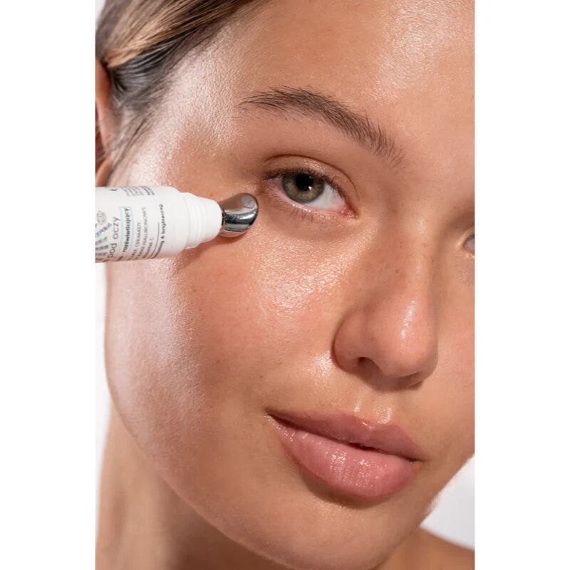 Bielenda GLAZE & GLOW krema za osvetljevanje predela okoli oči z vlažilnim učinkom 15 ml