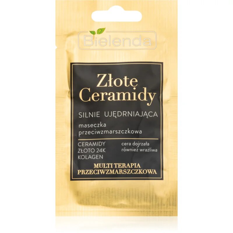Bielenda Golden Ceramides maska za obraz proti gubam s ceramidi 1 kos