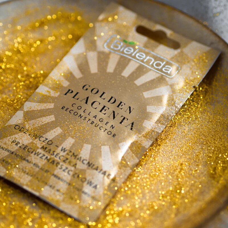 Bielenda Golden Placenta Collagen Reconstructor kremasta maska za zmanjšanje znakov staranja 8 g