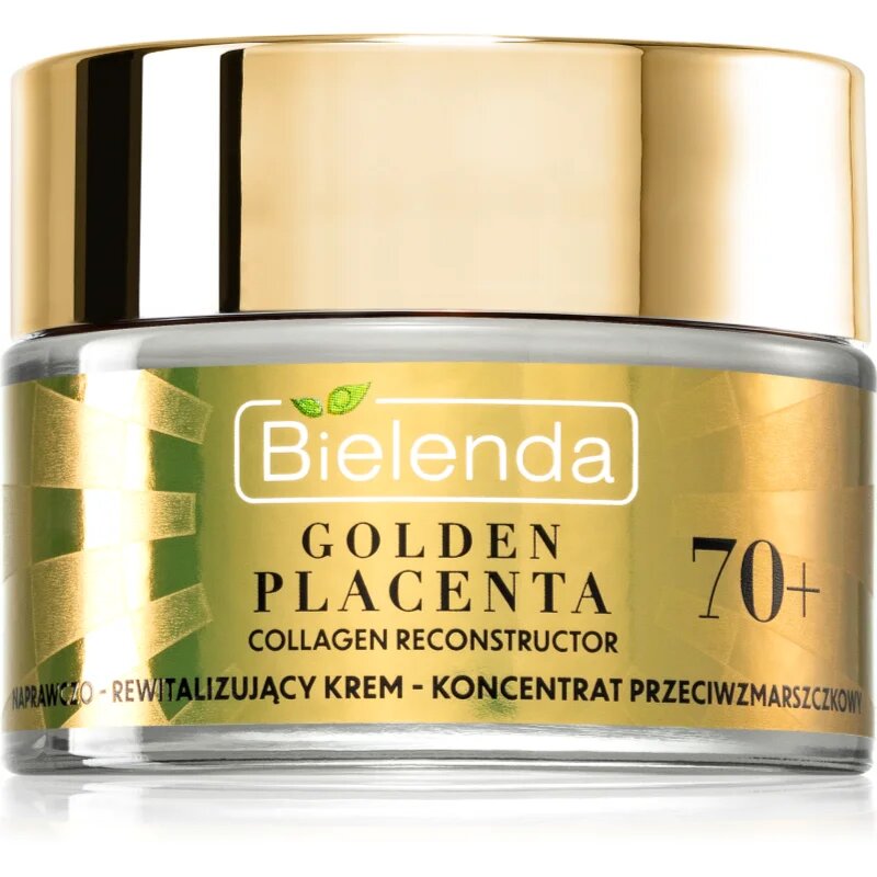 Bielenda Golden Placenta Collagen Reconstructor obnovitvena krema proti gubam 70+ 50 ml