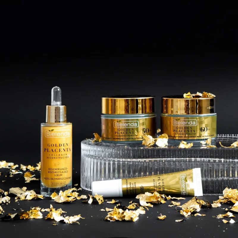 Bielenda Golden Placenta Collagen Reconstructor obnovitvena krema proti gubam 70+ 50 ml