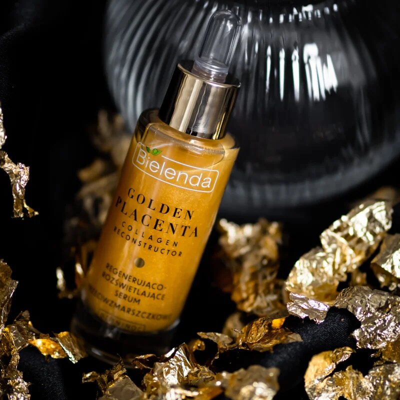 Bielenda Golden Placenta Collagen Reconstructor regeneracijski serum proti gubam 30 g