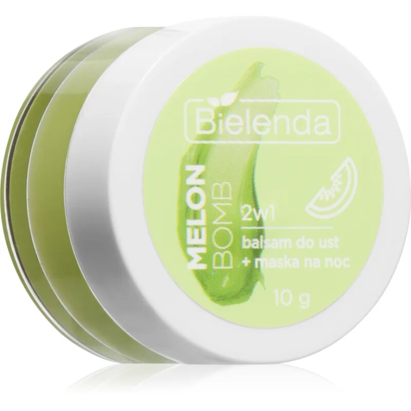 Bielenda Lip Care Lip Balm + Night Mask balzam za ustnice z vonjem Melon Bomb 10 g