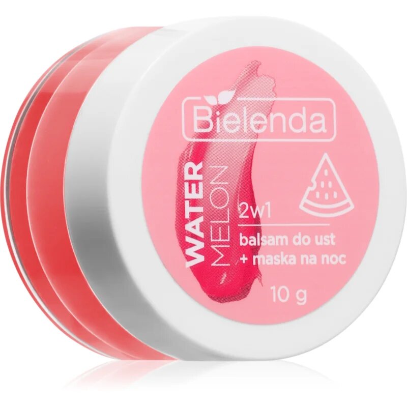 Bielenda Lip Care Lip Balm + Night Mask balzam za ustnice z vonjem Watermelon 10 g
