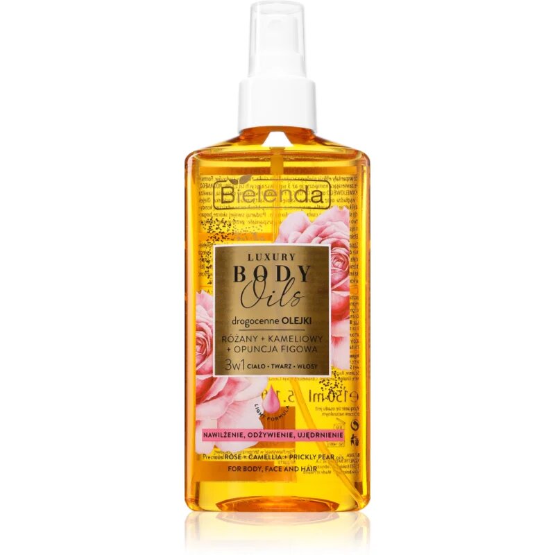 Bielenda Luxury Body Oils Rose + Camellia + Prickly Pear olje za obraz telo in lase 150 ml