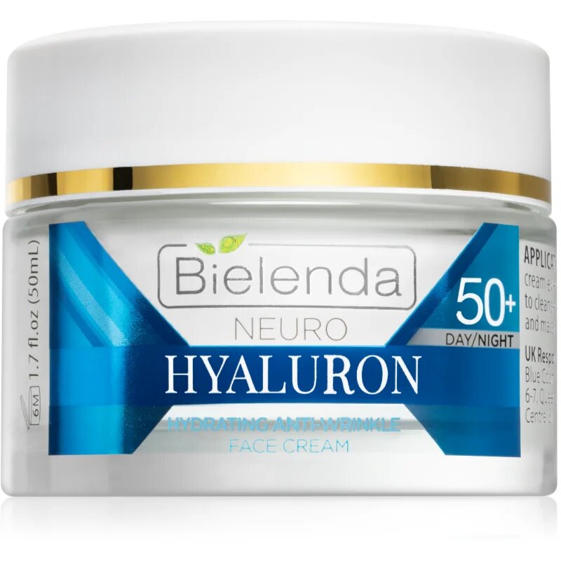 Bielenda Neuro Hyaluron vlažilna krema za obraz za dan in noč 50+ 50 ml