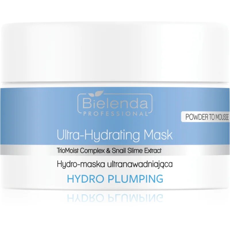 Bielenda Professional Hydro Plumping vlažilna maska za regeneracijo obraza 100 g