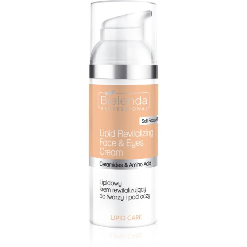 Bielenda Professional Lipid Care Revitalizing Face & Eyes Cream revitalizacijska krema za obraz in predel okoli oči 50 ml