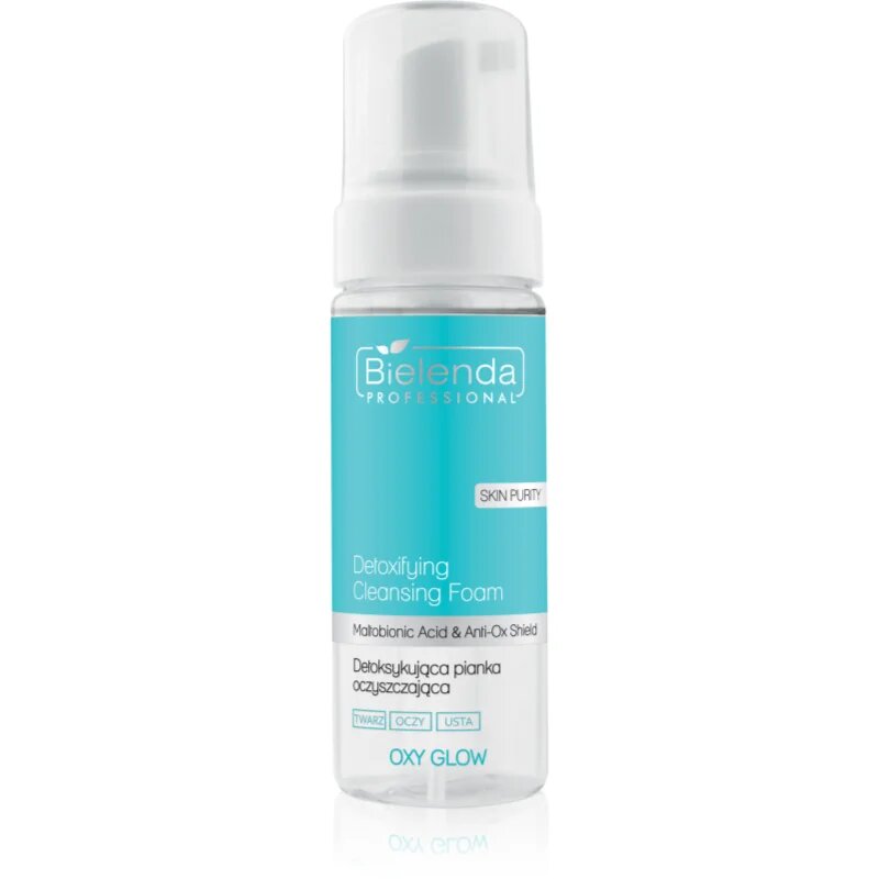 Bielenda Professional Oxy Glow posvetlitvena čistilna pena z razstrupljevalnim učinkom 160 ml
