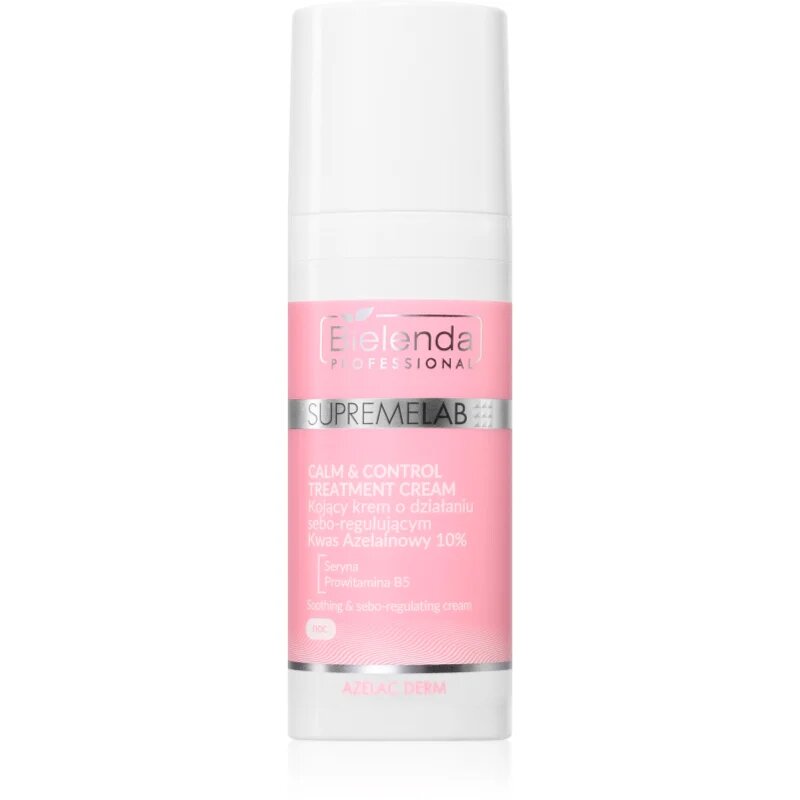 Bielenda Professional Supremelab Azelac Derm pomirjujoča krema za regulacijo sebuma 50 ml